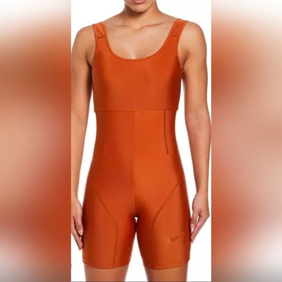 Nike Fusion Orange Legsuit Size Large